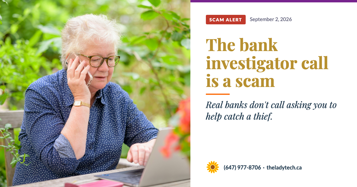 A person holding a phone with a worried expression, representing an unsettling call claiming to be from their bank