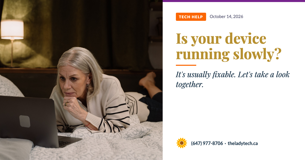 Is Your Device Running Slowly?