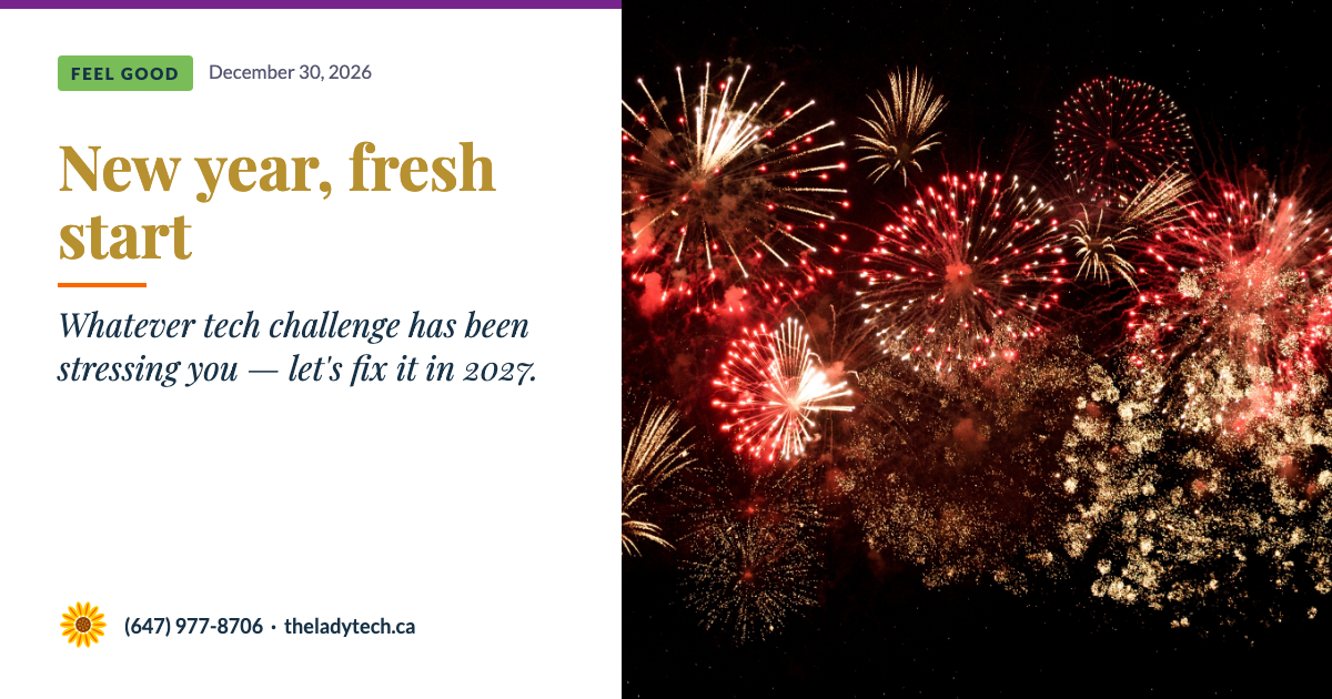 New Year, Fresh Start