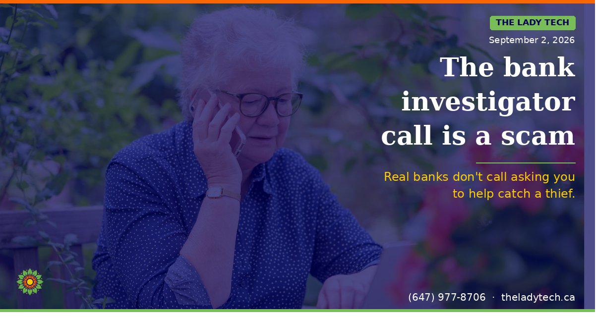 A person holding a phone with a worried expression, representing an unsettling call claiming to be from their bank